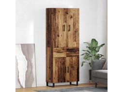 Vidaxl Buffê Com Gaveta 2 Pcs Madeira Antiga 69,5 X 34 X 180 Cm