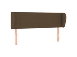 Conjunto 1 Cabeceira Vidaxl Marrom Tecido (147 X 23 X 88 Cm)
