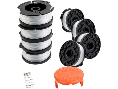 Linha de Aparador Compatível com Black And Decker Af-100 Carretel de Reposição 8 Carretéis de Reposição com 1 Co27 BLACK ET DECKER