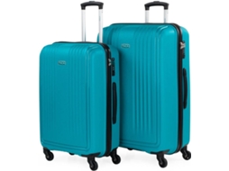 Conjunto de Malas de Viagem ITACA Azul