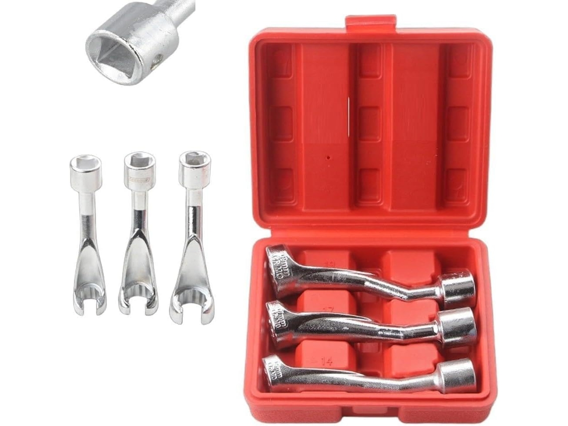 Jogo De 3 Chaves Para Linha Com 1/2", 14 Mm, 17 E 19 Em Aço