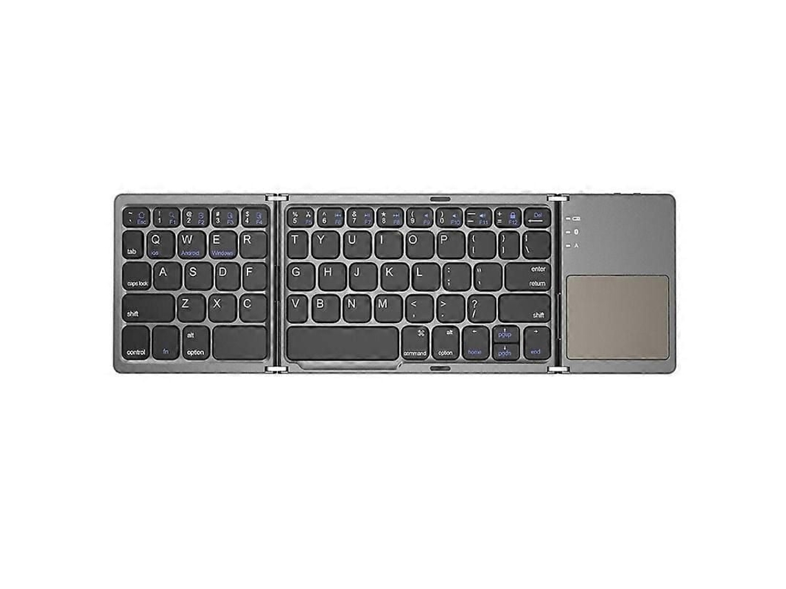 Teclado Bluetooth Recarregável, Usb, Compatível com Ios, Android, Windows TAISHENGDA