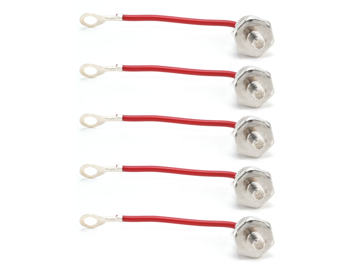 5 peças módulo de diodo retificador de latão espiral com polaridade inversa para conversor ZX70-12