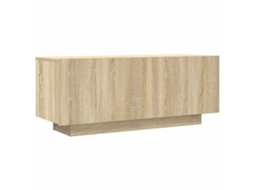 Tv Cabinet, Tv Cabinets Vidaxl Marrom Madeira Processada (n/a)