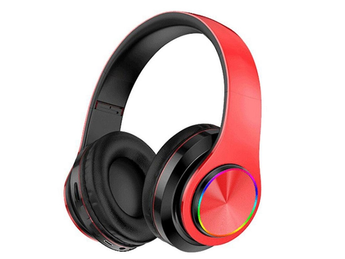 Auriculares Bluetooth Over Ear With Microphone Foldable & Lightweight Stereo