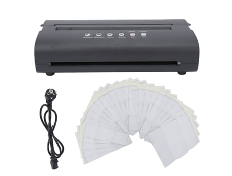 Máquina De Transferência De Tatuagem Conjunto Velocidade Alta Baixo Ruído 30 Folhas Papel Copiador De Padronagem 100 240v Aiaididiy