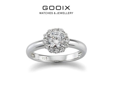 Anel Gooix Prata 925 943-03894-520 Tamanho 52