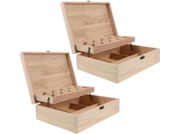 Conjunto de 2 Caixas de Joias de Madeira GOKOCO