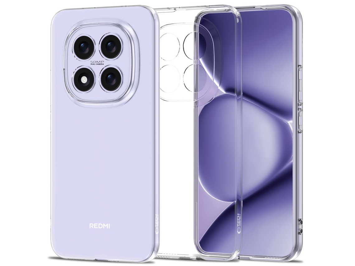 Capa Tech-protect Flexair Para Xiaomi Poco M8 Pro E Redmi Note 15 Pro 5g Transparente