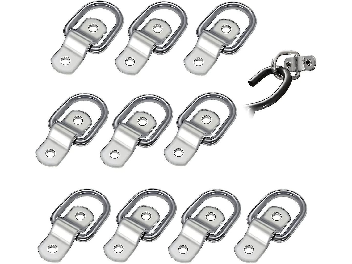 Conjunto De 10 Ganchos Em D Para Reboques