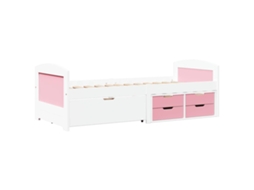 Day Bed, Day Beds Vidaxl Cor-de-rosa Madeira De Pinho (n/a)