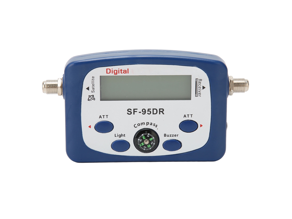 Buscador de Sinal de Tv Profissional com Bússola e Buzzer Eletrônico para Antena Digital