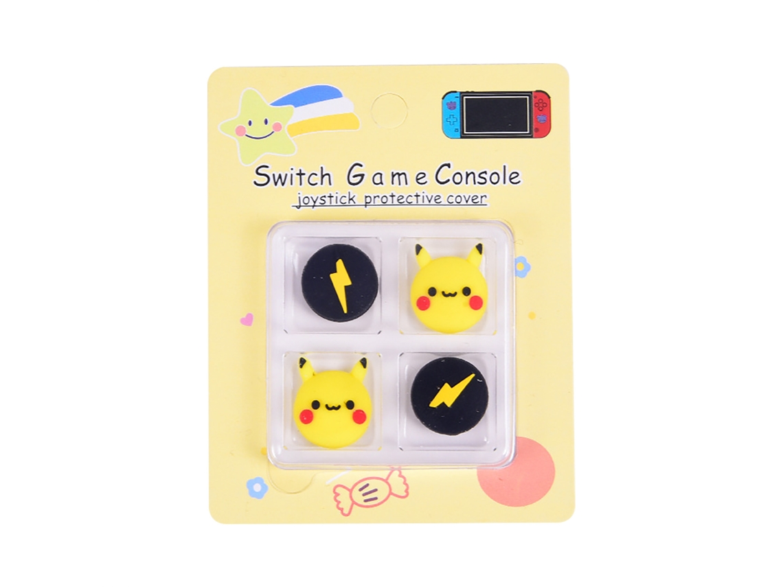 Capa de Joystick de Silicone Acessório Cartoon para Nintendo Switch Ns Lite EOOCOO (protege o Joystick, Resistente a Arranhões e Ao Desgaste)