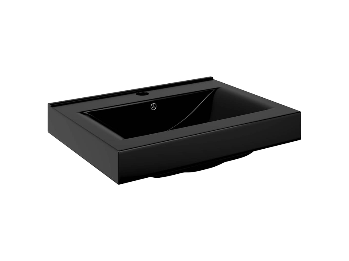Ceramic Basin, Ceramic Basins Vidaxl Preto Cerâmica (n/a)