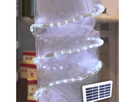 Tubo de luz Led de Natal para exterior que funciona a energia solar