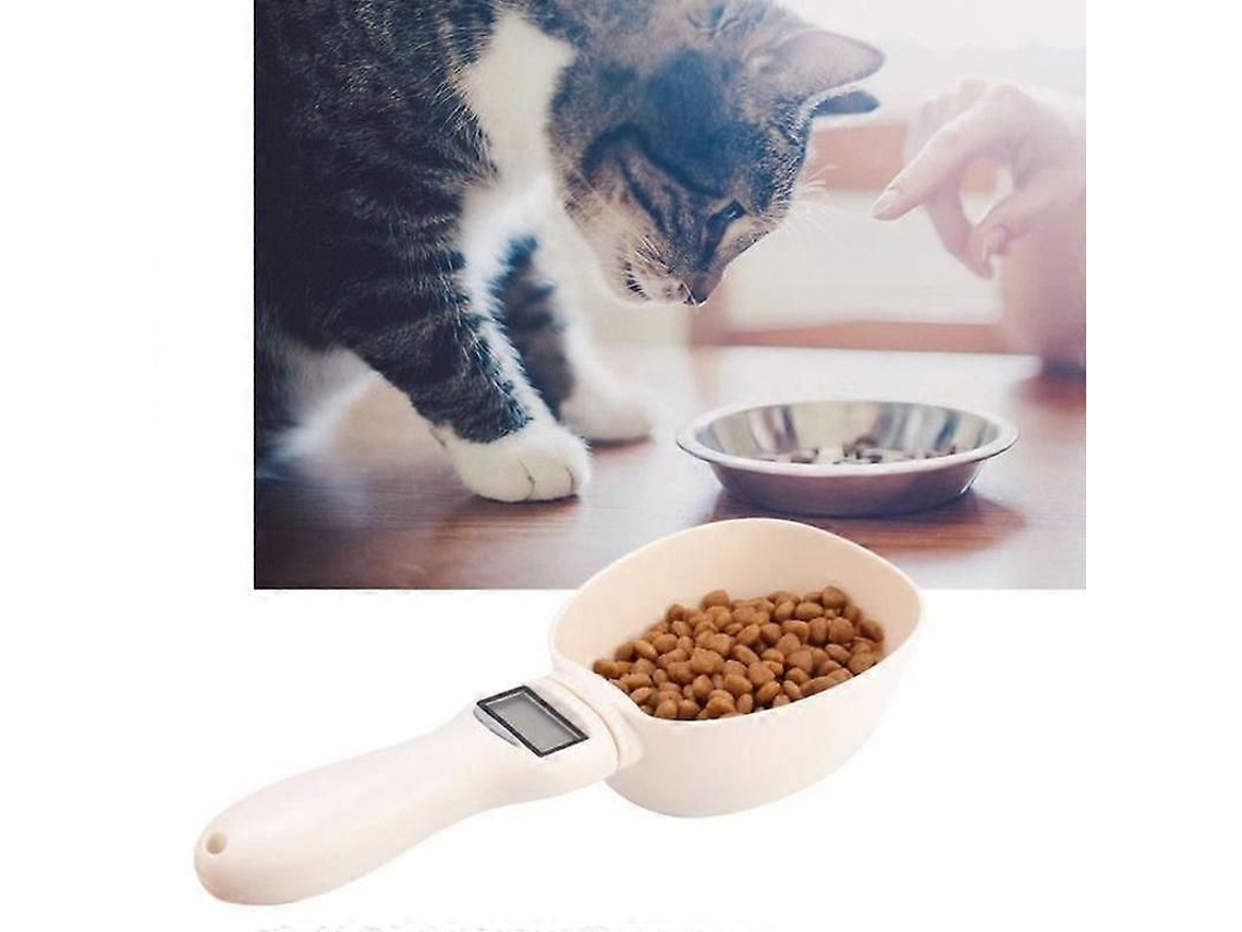 Colher Medidora de Comida GOKOCO para Animais, Tigela para Cães e Gatos, Pesagem Eletrônica