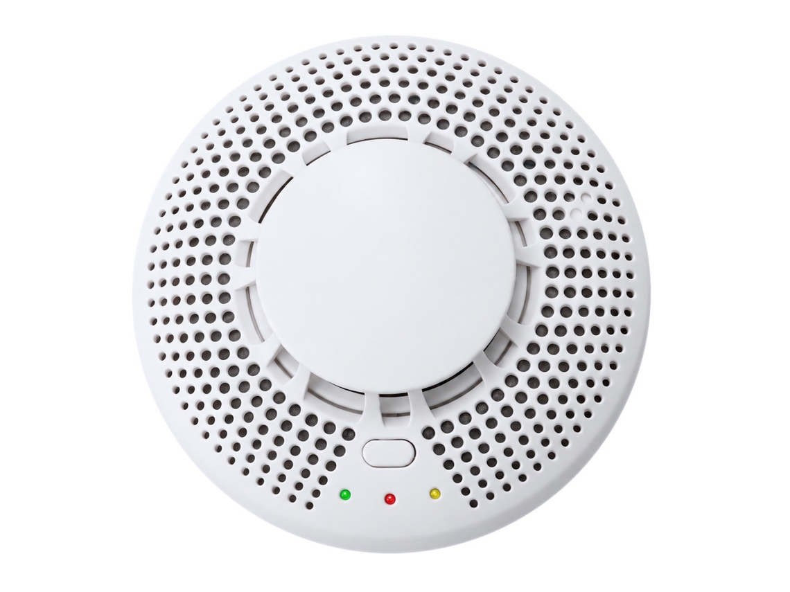 Detector De Fumaça Inteligente Com Wi-fi – Dispositivo Independente Com Notificações No Aplicativo Móvel.