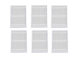 Kit com 6 Filtros Hepa de Reposição para Aspirador Robô Panda X600 Pet Kitfort Kt 504 BRILVIBERA