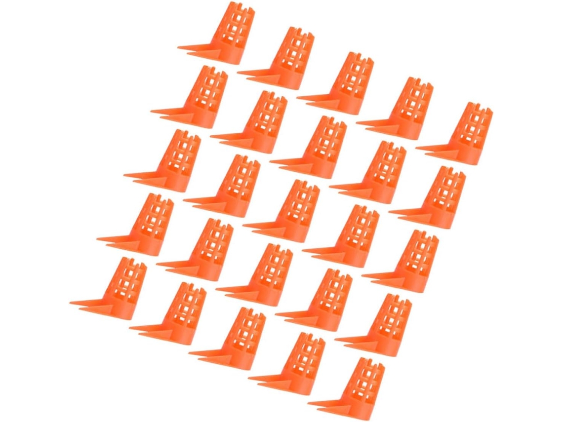 Gaiolas de Plástico Inoomp para Rainhas, 100 Unidades com Farpas Bifurcadas, Acessórios para Colmeias,apicultura, CHABERLU
