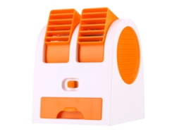 Laxiscreed Mini Ventilador De Resfriamento Silencioso Com Bateria Usb, Ideal Para Ar-condicionado Portátil E Uso Doméstico