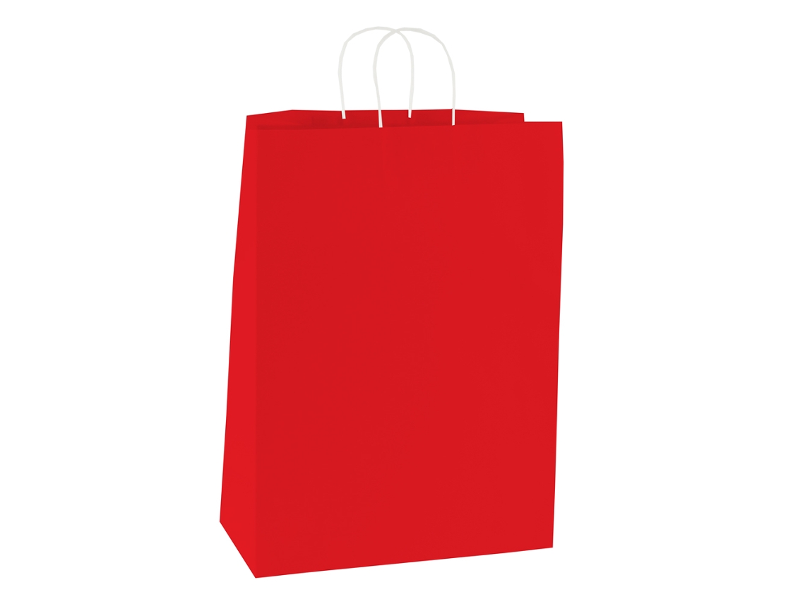 Saco Celulose Vermelho Mn EUROPRICE (27x37x12cm)