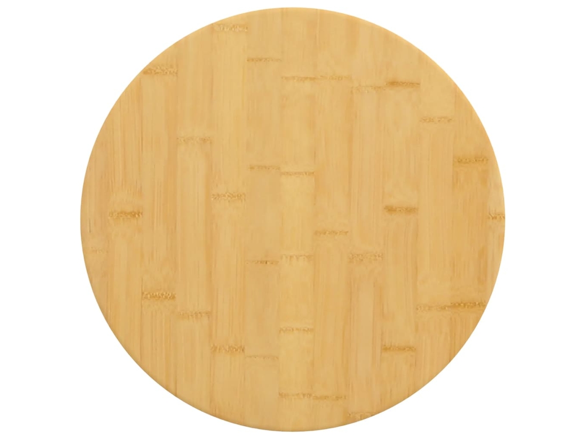 Vidaxl Tampo De Mesa Ø40x2,5 Cm Bambu