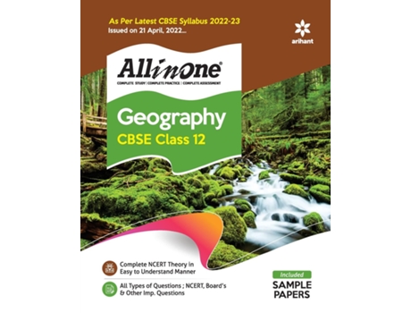 Livro Cbse All In One Geography Class 12 2022-23 De Vivek Sharma (inglês)