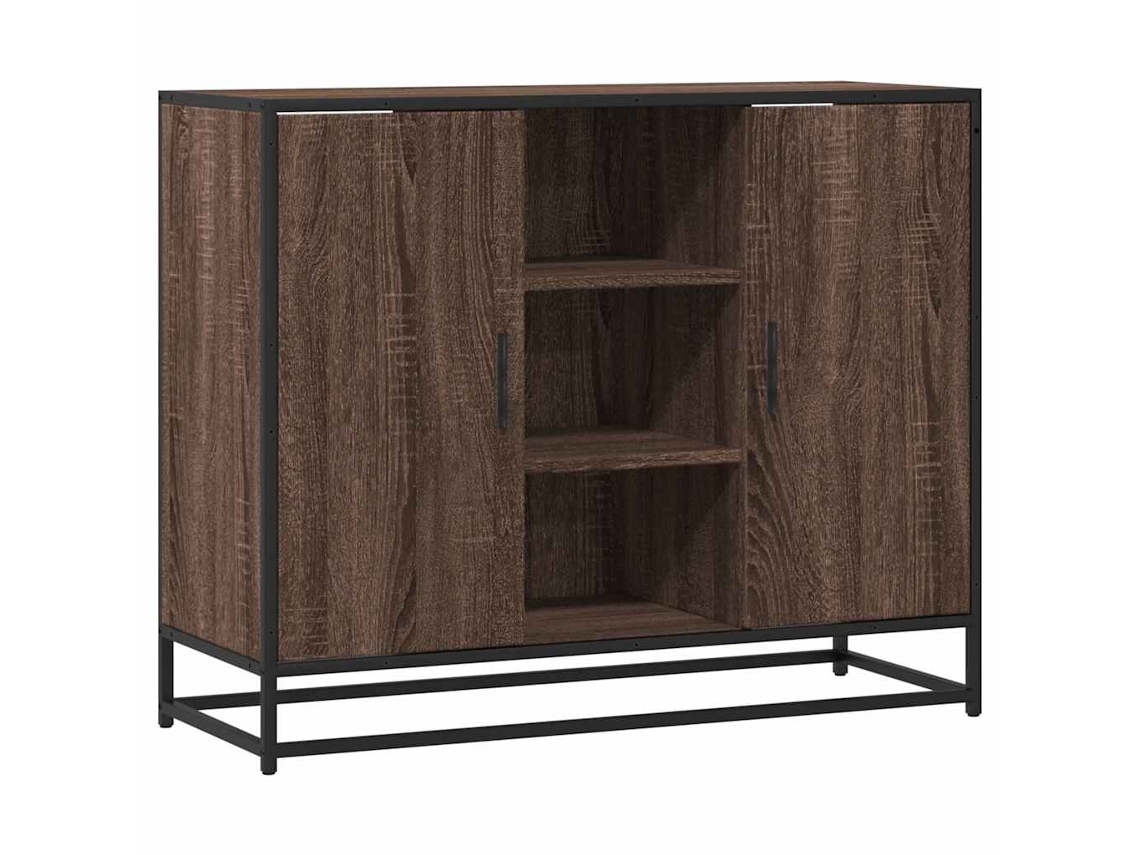 Aparador em Derivados de Madeira Carvalho Castanho MAISON EXCLUSIVE (92x35x76 cm)