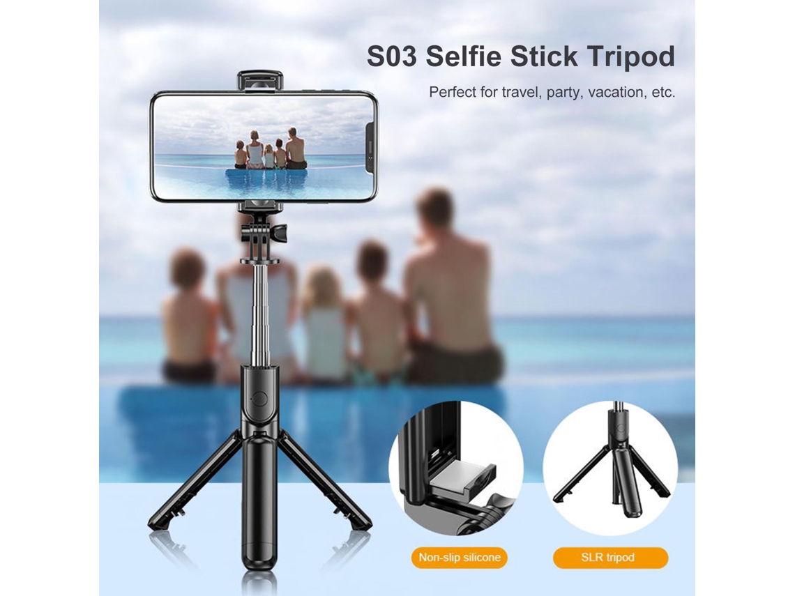 Trijunção Bastão Selfie LAXISCREED Bluetooth Retrátil