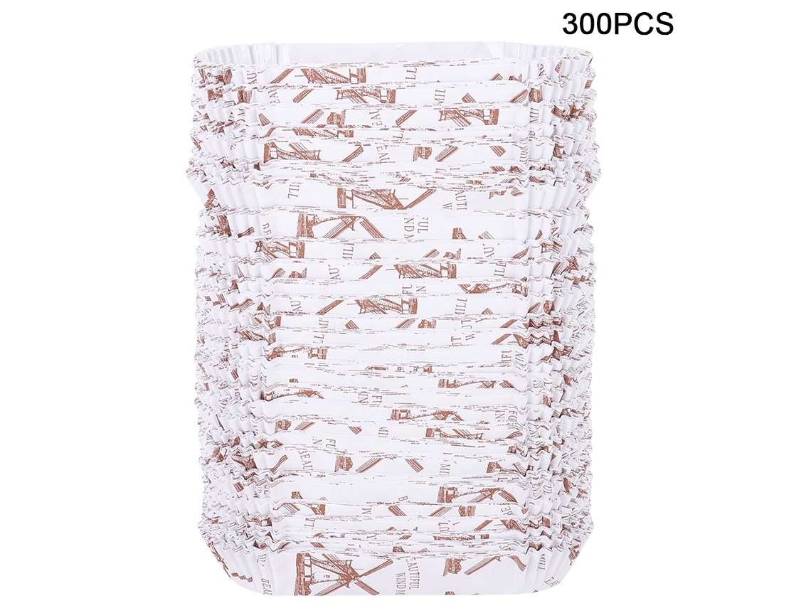 Conjunto De 300 Forminhas De Papel Para Muffins E Cupcakes, Formato De Barco, Para Assar E Apresentar Sobremesas Em Festas E Eventos
