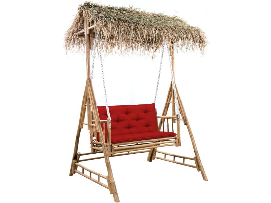 Swing Bench, Swing Benches Vidaxl Vermelho Bambu (n/a)