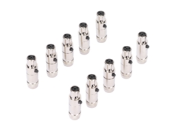 Conector e Tomada Mini Xlr EOOCOO (todo Metal, Redução de Ruído)