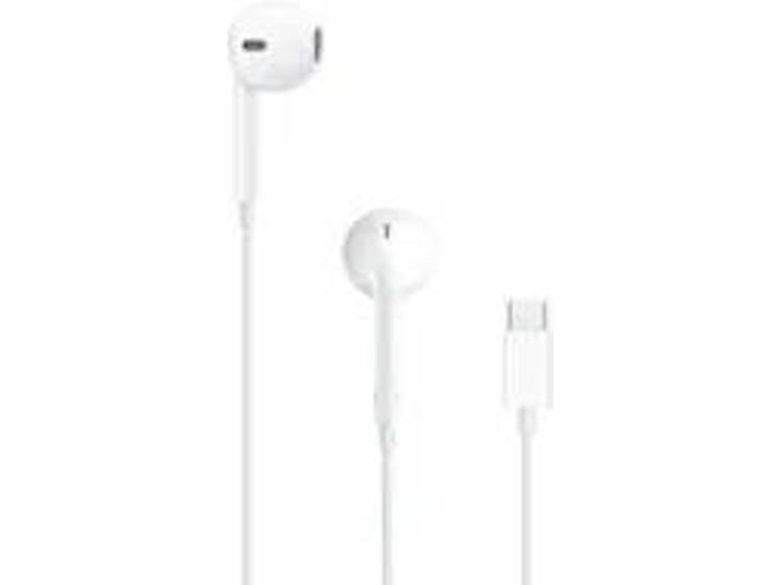 Auriculares APPLE Earpods (USB-C - Microfone - Branco)