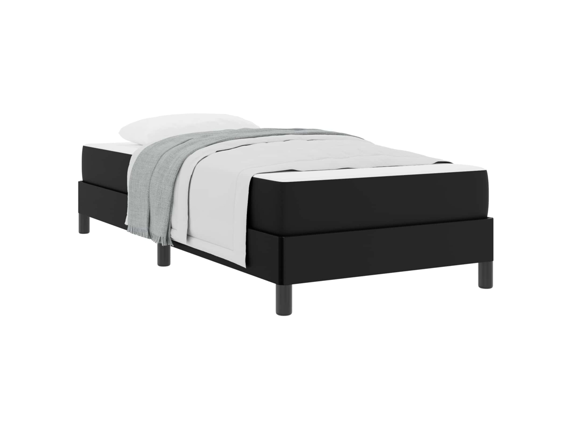 Estrutura da Cama com Colchão Preto Tecido MAISON EXCLUSIVE 100x200 cm