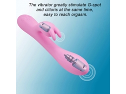 Vibrador De Doble Motor Para Mujeres Con 16 Modos Silicona Recargable