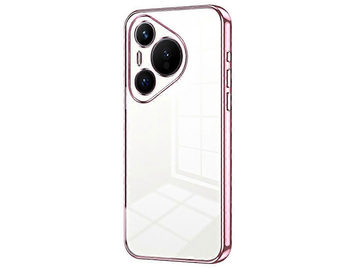 Capa De Tpu Transparente Galvanizada Para Huawei Pura 70