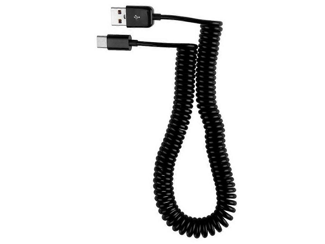 Cabo De Dados E Carregamento Usb C/type C 3.1 Para Usb 2.0 Com Mola, Comprimento Do Cabo 3 M Nostalgia88