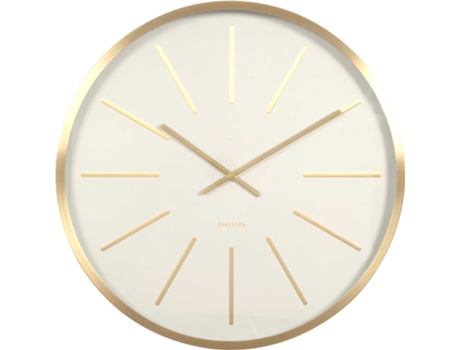 Relógio de parede em latão Karlsson Maxiemus