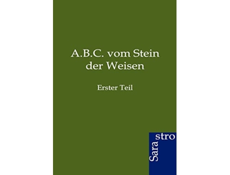 Livro ABC vom Stein der Weisen German Edition de Ohne Autor (Alemão)
