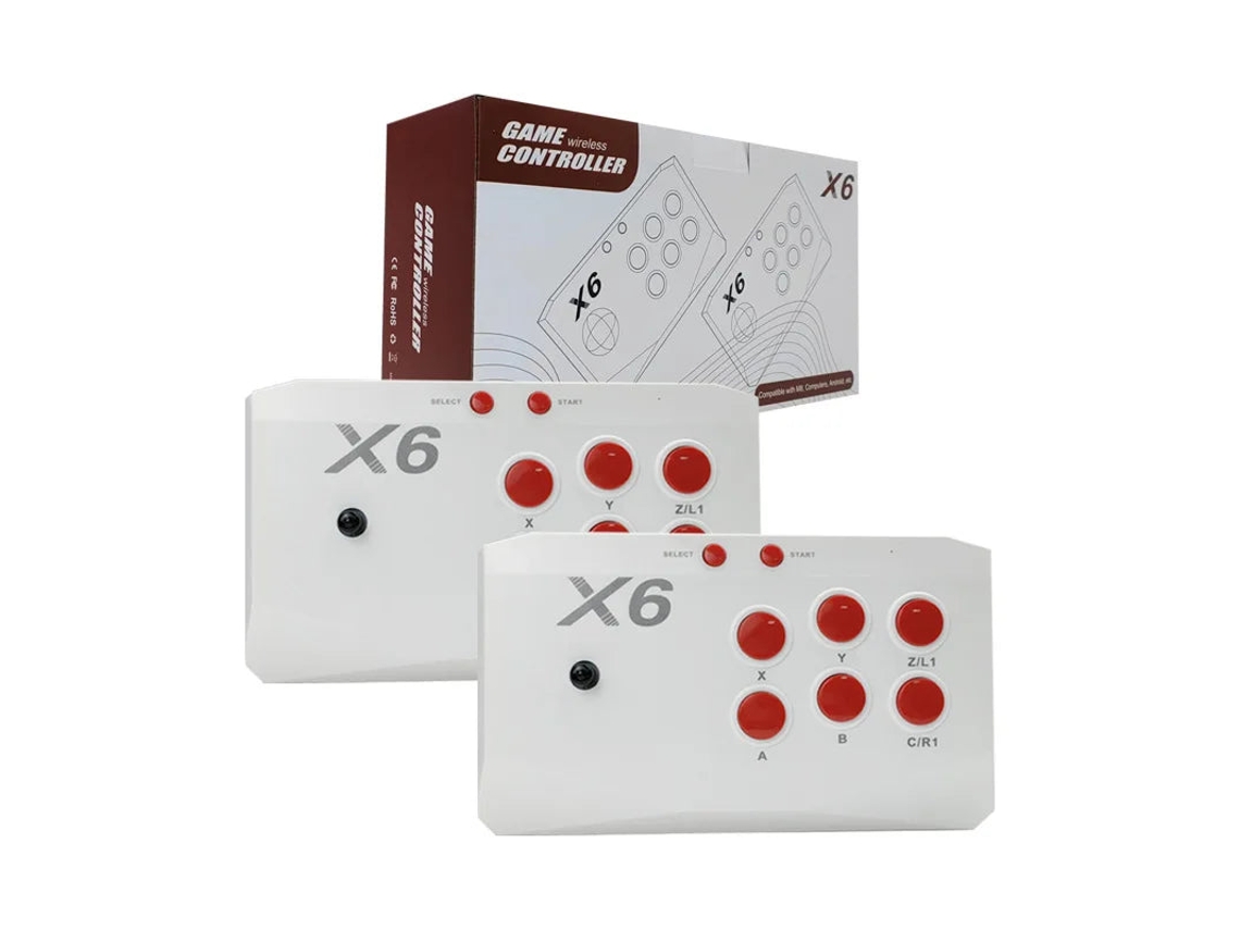 Novo console de videogame X6 com 2 controles de 64 GB e 20.000 jogos