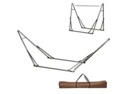 Suporte para Rede S/MARCA, resistente ao clima, 290x92x88cm, preto