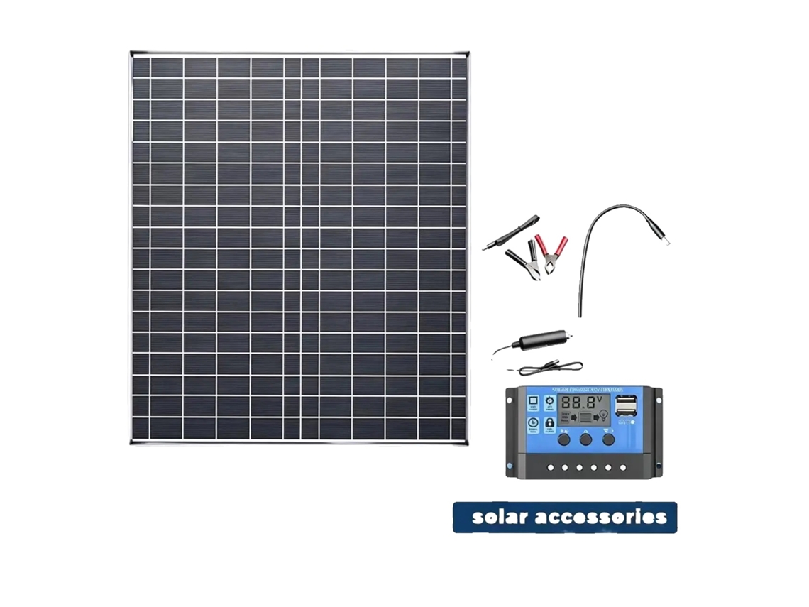 Painel Solar, Design Flexível, Carregamento Eficiente, 500wbkkl