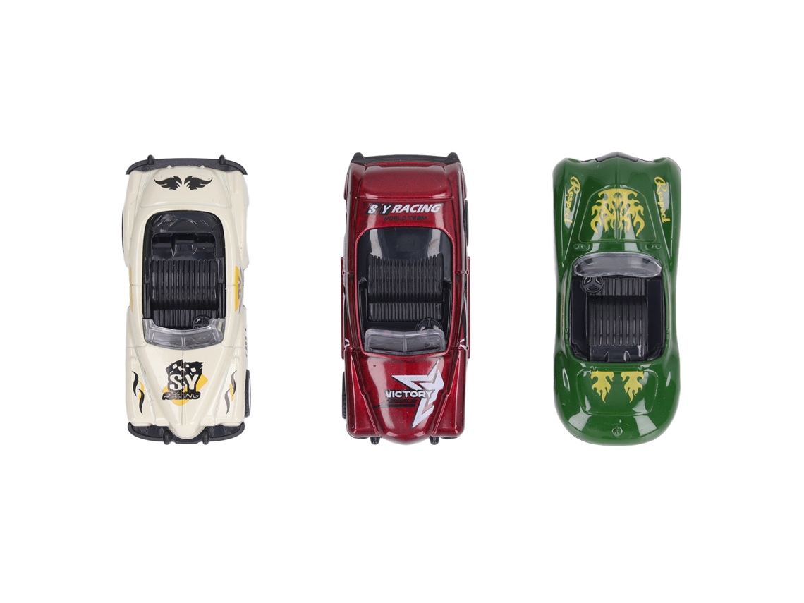3 Carros de Jogo LAXISCREED para Crianças com Tração