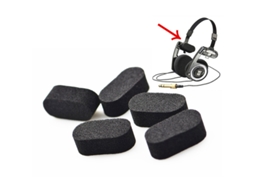 Par De Almofadas De Espuma Para Fones De Ouvido Koss Porta Pro Pp 12.11 Com Fita Dupla Facevayotoy
