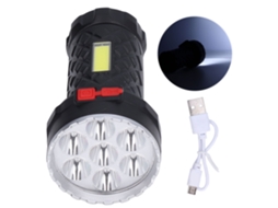 2026 lanterna Led Recargable Usb com 4 Modos de Iluminação, Alto Brilho, Ergonômica e Portátil para Camping