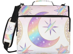 Bolsa Grande Com Zíper De 3 Argolas E Alça, Portátil, Uso Doméstico, Ideal Estudantes Do Ensino Fundamental Ii