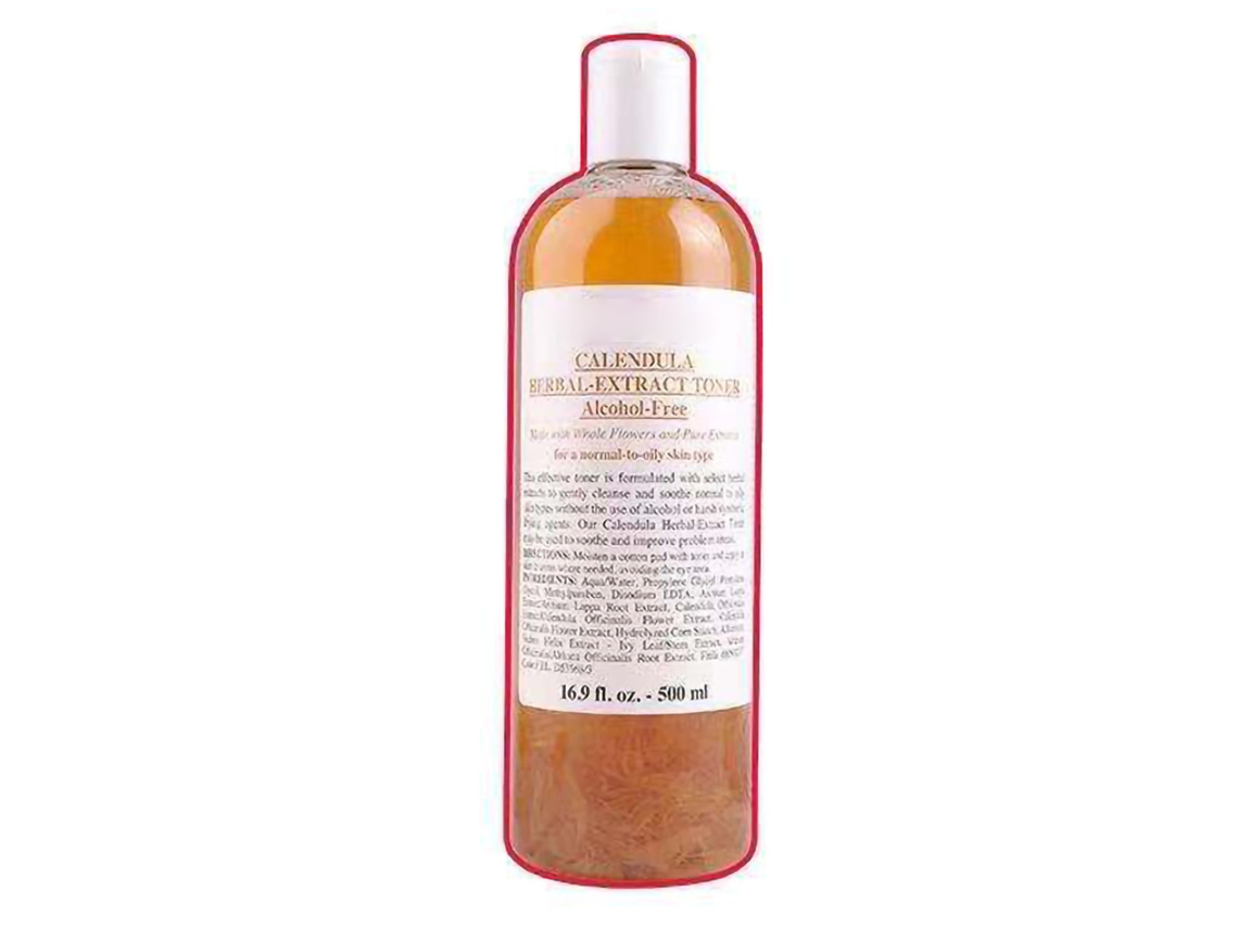 Tônico Facial de Calêndula com Extrato de Ervas, Hidratação Profunda e Controle da Oleosidade, 500ml