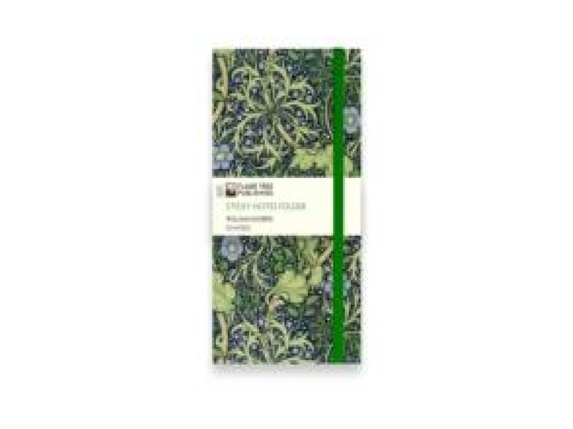Livro William Morris Seaweed Flame Tree Sticky Notes Folder de Flame Tree Publishing (Inglês)