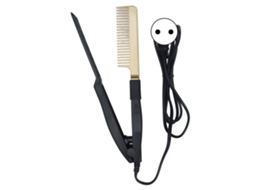 Pinça Elétrica de Cabelo com Aquecimento Rápido, Ajustável em Temperatura, Leve, Eu Plug | S/MARCA