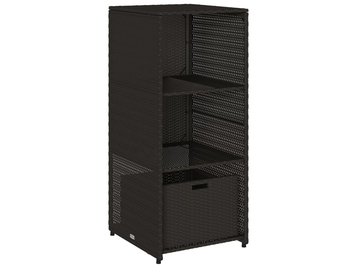 Garden Storage Cabinet, Garden Storage Cabinets Vidaxl Preto Rattan / Vime (n/a)